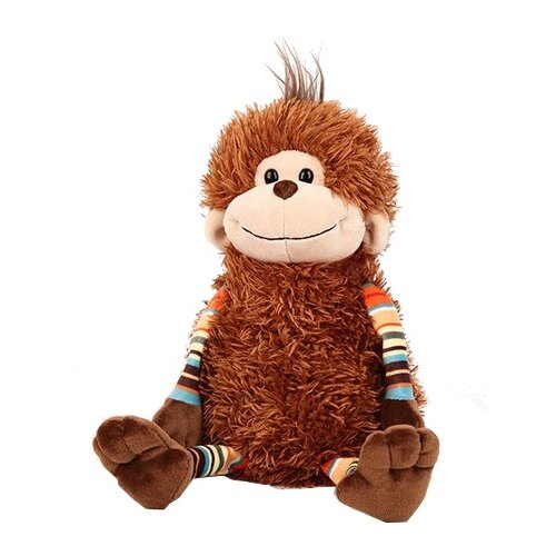 Мягкая игрушка Plush Apple Обезьянка полосатые лапки 27 см коричневый 462₽