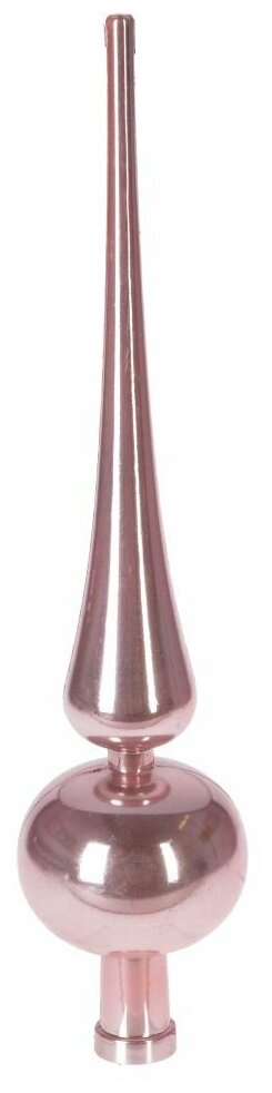 Верхушка на елку Розовая Жемчужина, L5,5 W5,5 H25 см KSM-722834