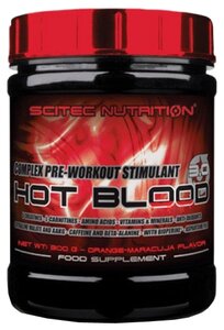 Фото Предтренировочный комплекс Scitec Nutrition Hot Blood 3.0 (300 г)