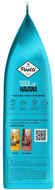 Кофе Poetti Soul of Havana молотый, 200г - фотография № 9