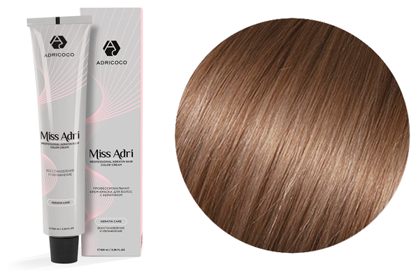 Adricoco, Miss Adri - крем-краска для волос (9.2 Очень светлый блонд фиолетовый), 100 мл