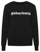 Свитшот #sberbank женский размер 46, серый меланж