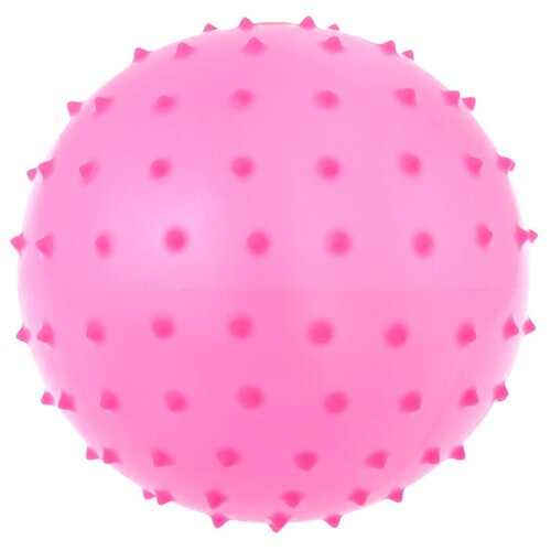 Мячик массажный, матовый пластизоль, d 16 см, 35 г, микс