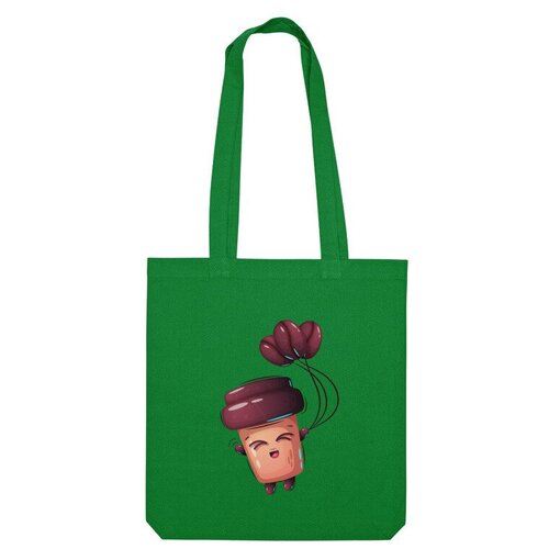 фото Сумка шоппер us basic, зеленый