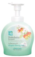 Пенка для душа Shokubutsu Sakura - (Momo Leaf) Skin Protection 450 мл