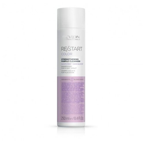 RP RESTART PURPLE CLEANSER Укрепляющий фиолетовый шампунь 250 мл. шампунь revlon professional re start re start color strengthening purple cleanser укрепляющий фиолетовый шампунь 250 мл