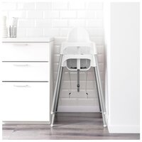 Стульчик для кормления IKEA Антилоп со столешницей белый