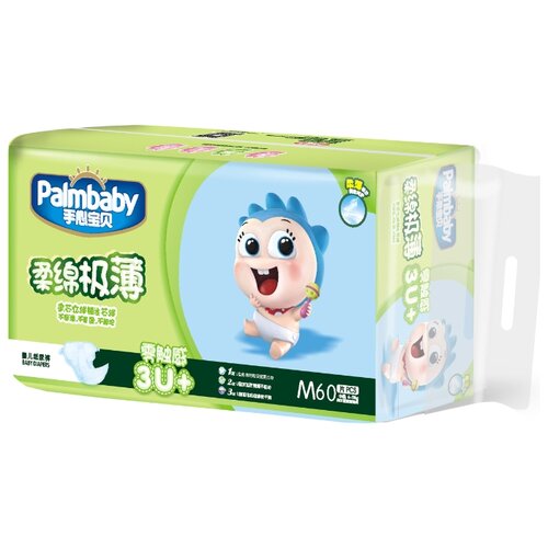 фото Palmbaby подгузники Ультратонкие M (6-11 кг) 60 шт.