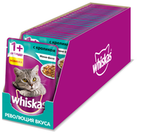 Корм для кошек Whiskas (0.085 кг) 24 шт. Мини-филе с кроликом для взрослых кошек 0.085 кг 24