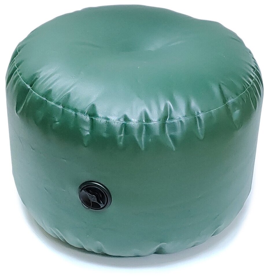 Пуф надувной UREX для надувных лодок, ПВХ, 30 см, цвет зеленый