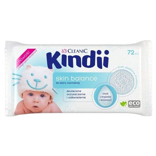 фото Влажные салфетки cleanic kindii