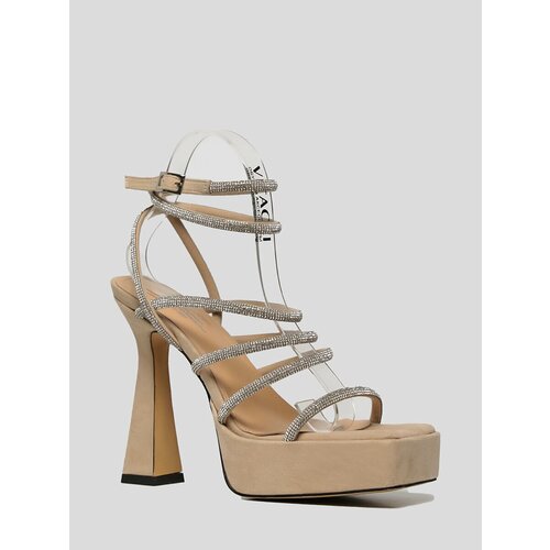 фото Босоножки vitacci, размер 36, бежевый