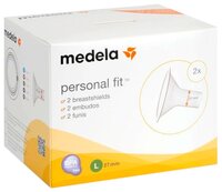 Накладка-воронка Medela PersonalFit бесцветный S 2 шт.