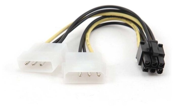 Разветвитель питания Cablexpert CC-PSU-6 2хMolex->PCI-Express 6 pin