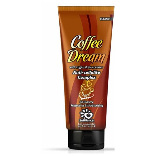 Купить SolBianca Coffee Dream крем для загара с маслом кофе, масло ши 6x бронзаторов, аромат кофе (125 мл)