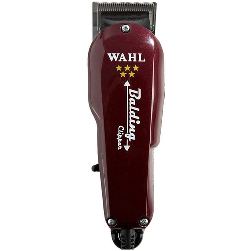 Wahl Hair clipper Balding 5star Машинка для бритья головы красная вибрационная, насадки 1.4, 4.5 мм