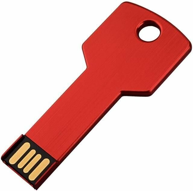 Подарочный USB-накопитель ключ красный 4GB оригинальная сувенирная флешка