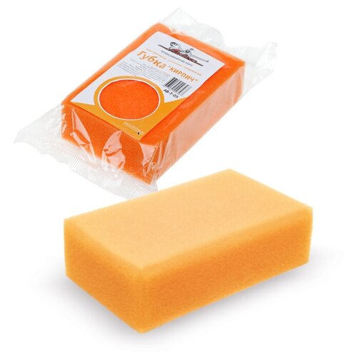 Губка поролоновая Кирпич пакет с европодвесом 64₽