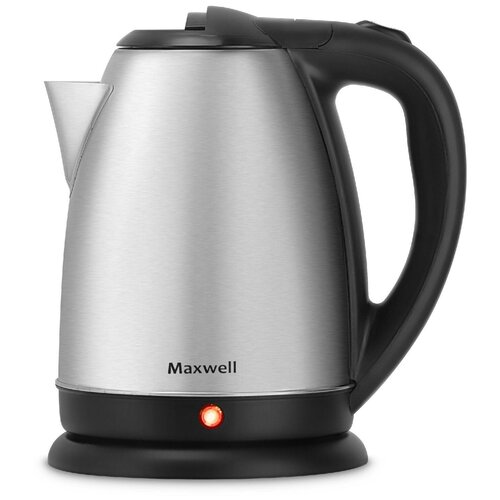 Чайник Maxwell MW-1005 металл, 1850-2200 Вт,1,8 л. дисковый чайник maxwell mw 1001 mc silver black