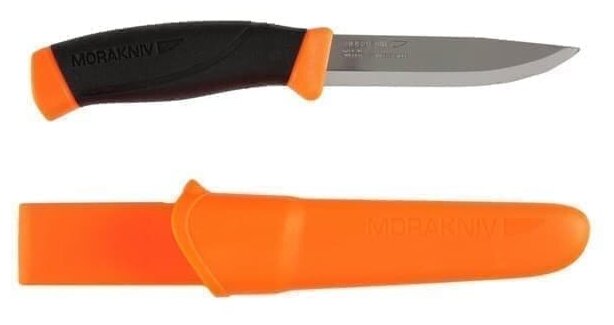 Нож Morakniv / Mora (Мора) CompanION (Ион) Orange, нержавеющая сталь