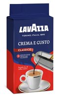 Кофе молотый Lavazza Crema e Gusto вакуумная упаковка 250 г