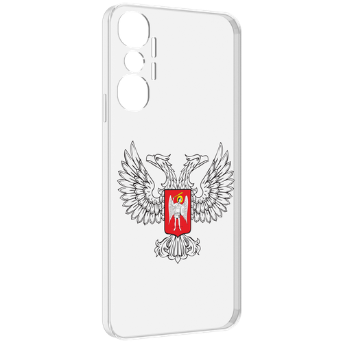 Чехол MyPads герб-ДНР-донецкая-народная-республика для Infinix Hot 20 4G задняя-панель-накладка-бампер
