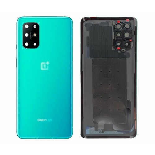 Задняя крышка для смартфона Oneplus 8T (Aquamarine green) со стеклом зеленый