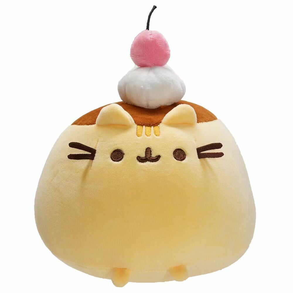 Мягкая игрушка Кот Пушин Пудинг (Pusheen Cat Puding) 21 на 20 см — фото 1
