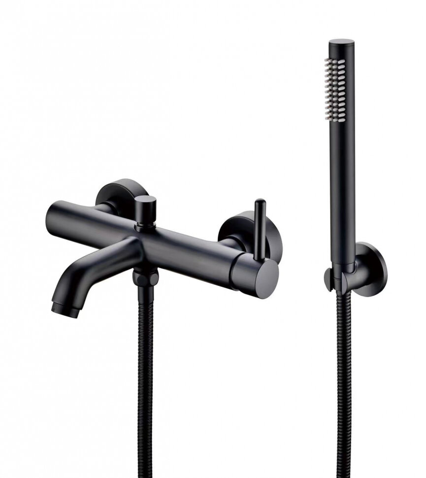 Смеситель для ванны Grocenberg GB8099BL черный матовый