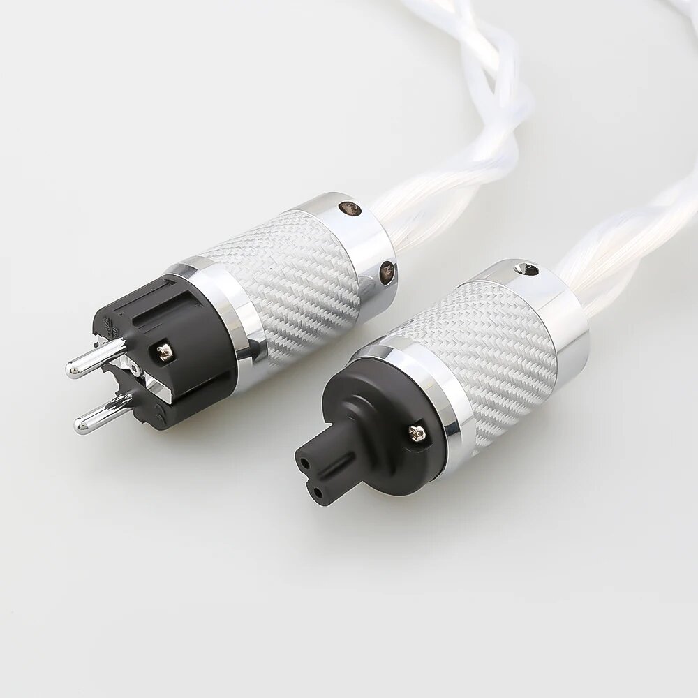 Аудиофильский удлинительный кабель audiocrast 5N OCC, EU plug figure 8, 0.5m