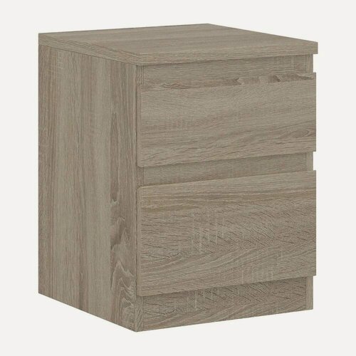 Изображение товара Тумба ГУД лакк "кастор", 2 ящика, 49.2 x 39.6 x 37.3 см, цвет: сонома RU