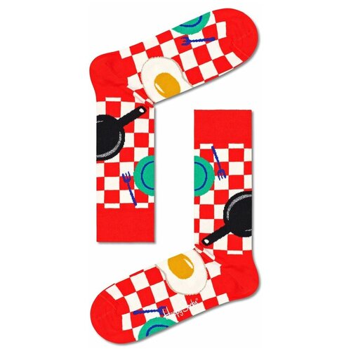 Носки Happy Socks, размер 25, красный, мультиколор носки happy socks размер 25 желтый мультиколор