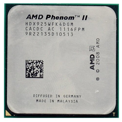 Процессор AMD Phenom II X4 Deneb 925 AM3, 4 x 2800 МГц, OEM