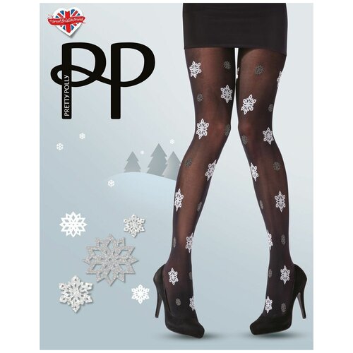 Колготки Pretty Polly, 60 den, размер S-L, черный колготки pretty polly 60 den размер s l черный