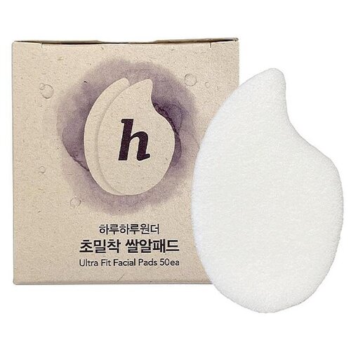 Ультратонкие хлопковые пэды( диски) Haruharu WONDER Ultra Fit Facial Pads 50 шт