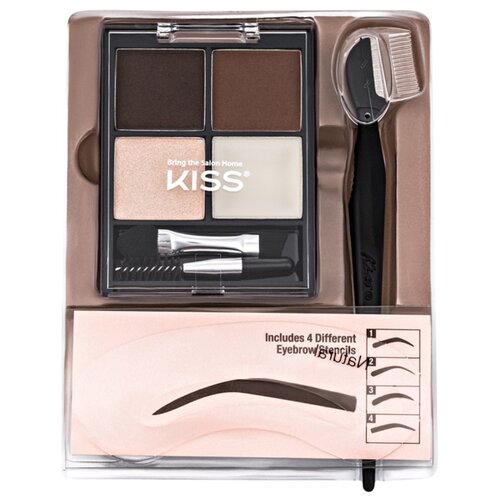 Набор для моделирования бровей Kiss Beautiful Brow Kit