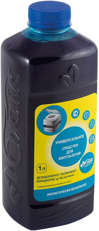 Средство дезодорирующее для туалетов БИОwc универсальное, 1л. (324254)