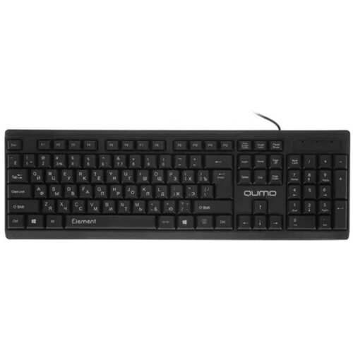 Клавиатура Qumo office Element К65 проводная 104 90300₽