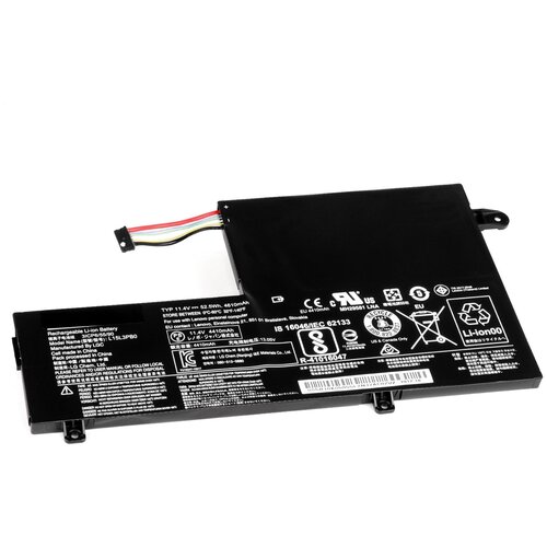 Аккумулятор для ноутбука Lenovo S41-70. (11.4V 4410mAh) p/n: L15L3PB0 аккумуляторная батарея для ноутбуков lenovo s41 70 s41 75 l14l2p21 l14m2p21