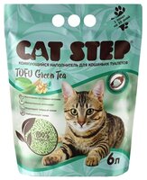 Наполнитель Cat Step Tofu Green Tea растительный комкующийся (6 л)