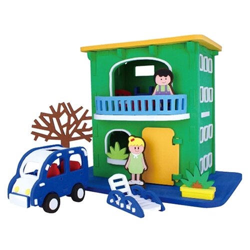 Конструктор Bebox Городской домик 93 детали