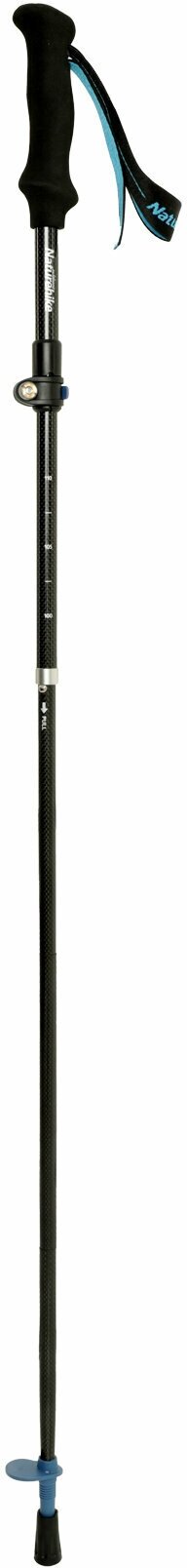 Палка треккинговая Naturehike ST07 all carbon 5-node folding trekking pole Sky Blue (см:98-115)