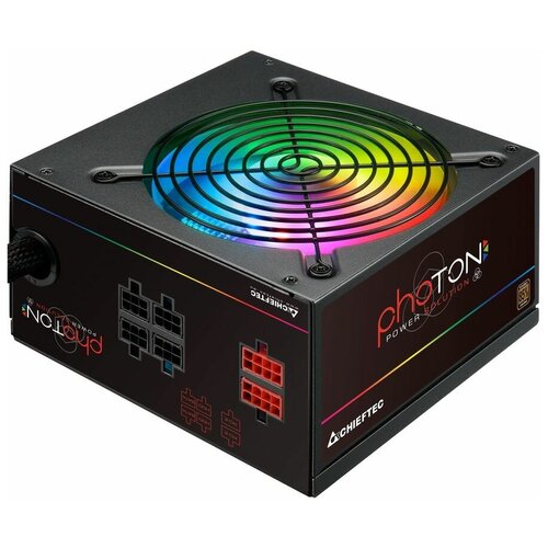 Блок питания CHIEFTEC Photon CTG-650C-RGB, 650Вт, 120мм, черный, retail