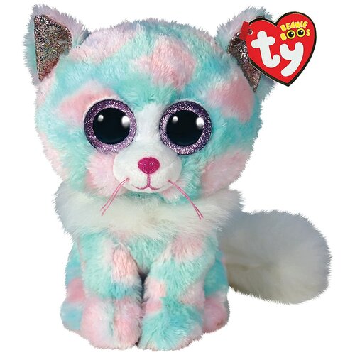 Мягкая игрушка Beanie Boo's Кошечка OPAL в постельный тонах 15 см (36376)