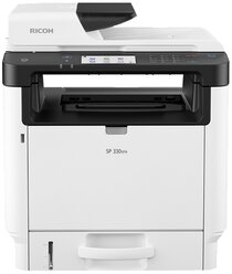 МФУ лазерное Ricoh SP 330SFN, ч/б, A4, белый/черный