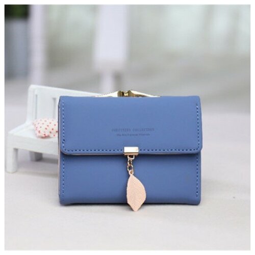 фото Кошелек , фактура гладкая, синий wasabi trend