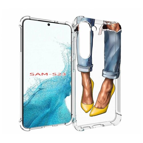 Чехол MyPads Красивые-туфли для Samsung Galaxy S23 задняя-панель-накладка-бампер