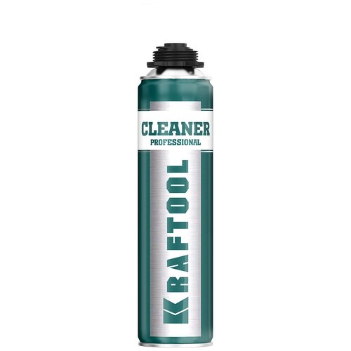 KRAFTOOL CLEANER 500мл, Очиститель монтажной пены (41189) очиститель монтажной пены premium 650мл