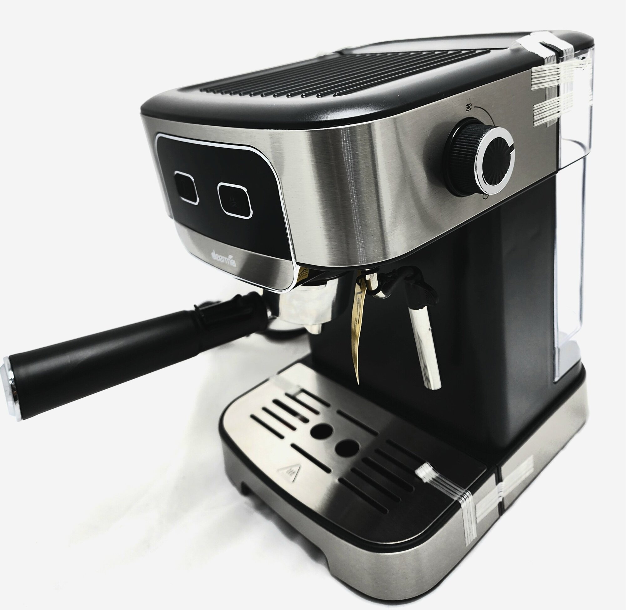 Кофемашина deerma Coffee Machine DEM-YS10W Black+Silver - фото №4