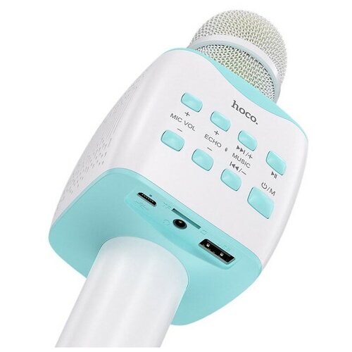 Микрофон HOCO BK5 Cantando белый универсальный микрофон колонка караоке hoco bk5 cantando karaoke белый